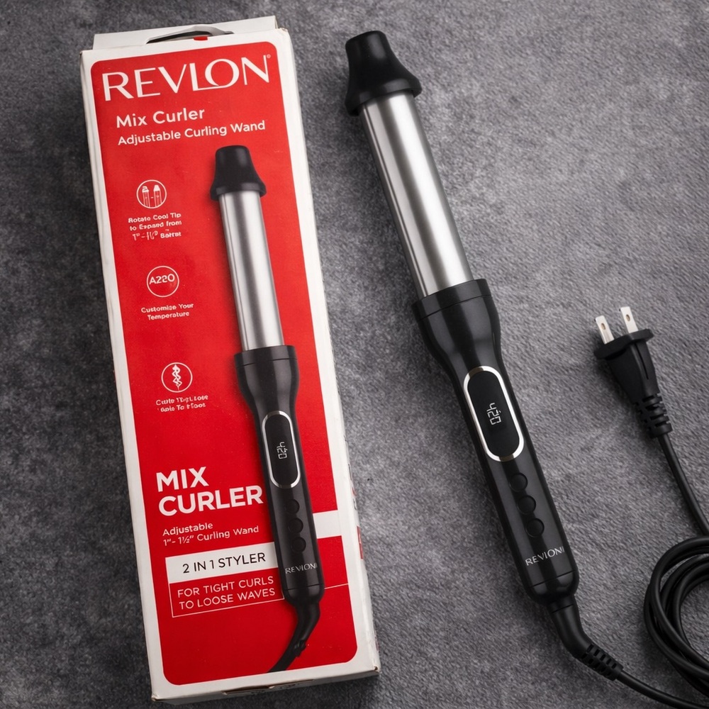 NEW Revlon Mix Curler Adjustable Curling Wand | Digital Hair Styler